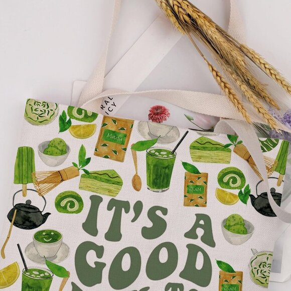 Canvas Tote Bag Large Capacity Unisex Travel Shopping Shoulder Handbag - Picture 4 of 6